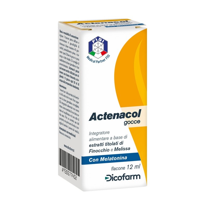 ACTENACOL GOCCE 12ML                    