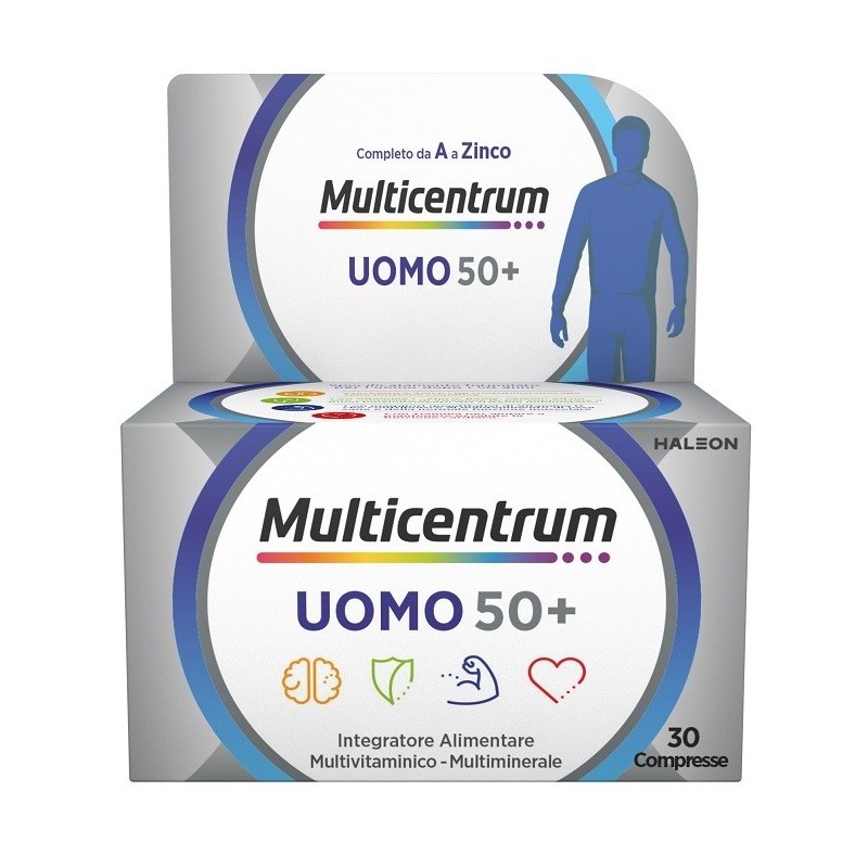 MULTICENTRUM UOMO 50+ 30 Compresse             