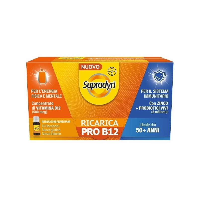 SUPRADYN RICARICA PRO B12 10 Flaconi          
