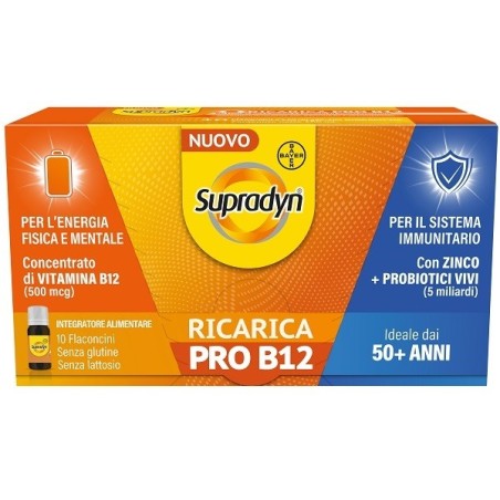 SUPRADYN RICARICA PRO B12 10 Flaconi          