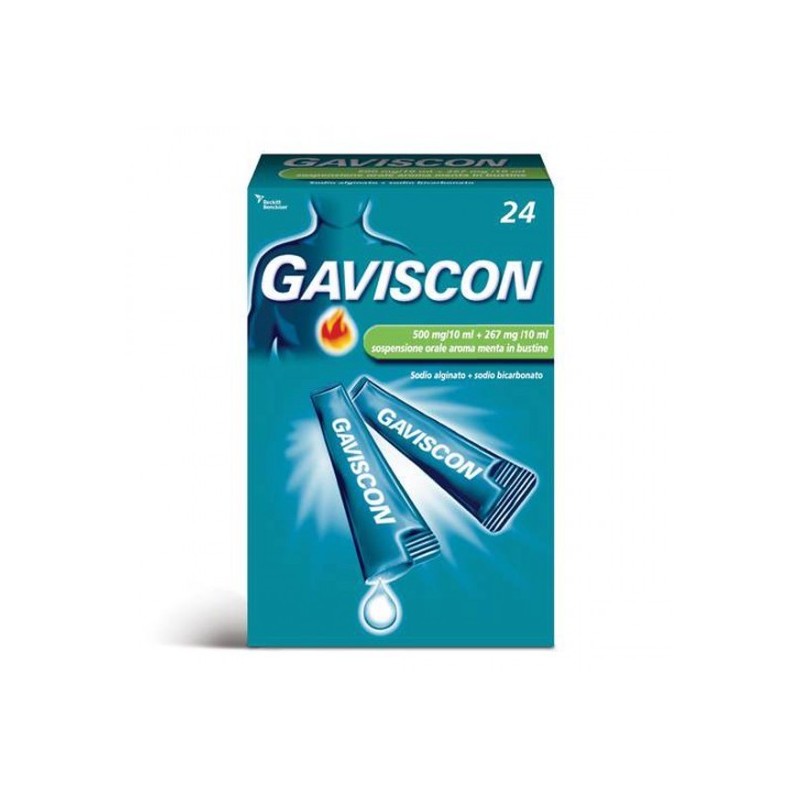 GAVISCON 24 Bustine 500+267MG/10ML          