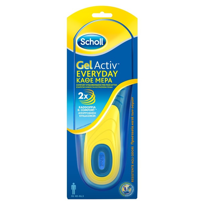 SCHOLL GEL ACTIV EVERYDAY UOMO          