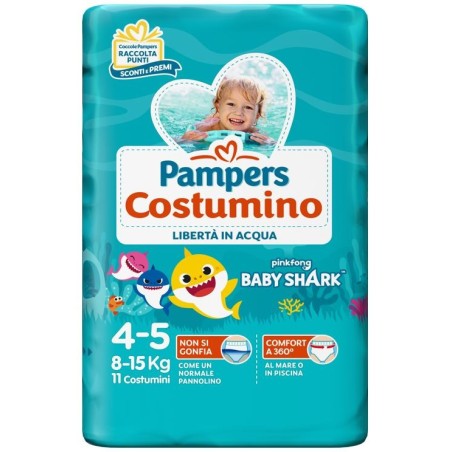 PAMPERS COST  Bambini SHARK 4-5 11 Pezzi          