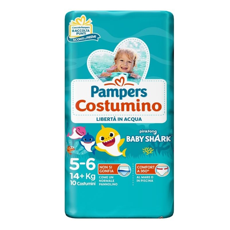 PAMPERS COST  Bambini SHARK 5-6 10 Pezzi          