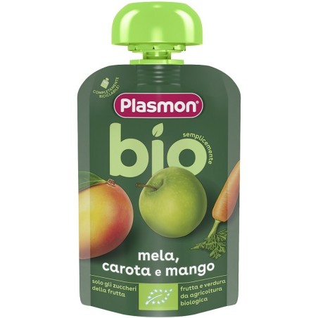 PLASMON MELA CA MA BIO POUCHES          