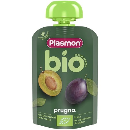 PLASMON PRUGNA BIO POUCHES100G          