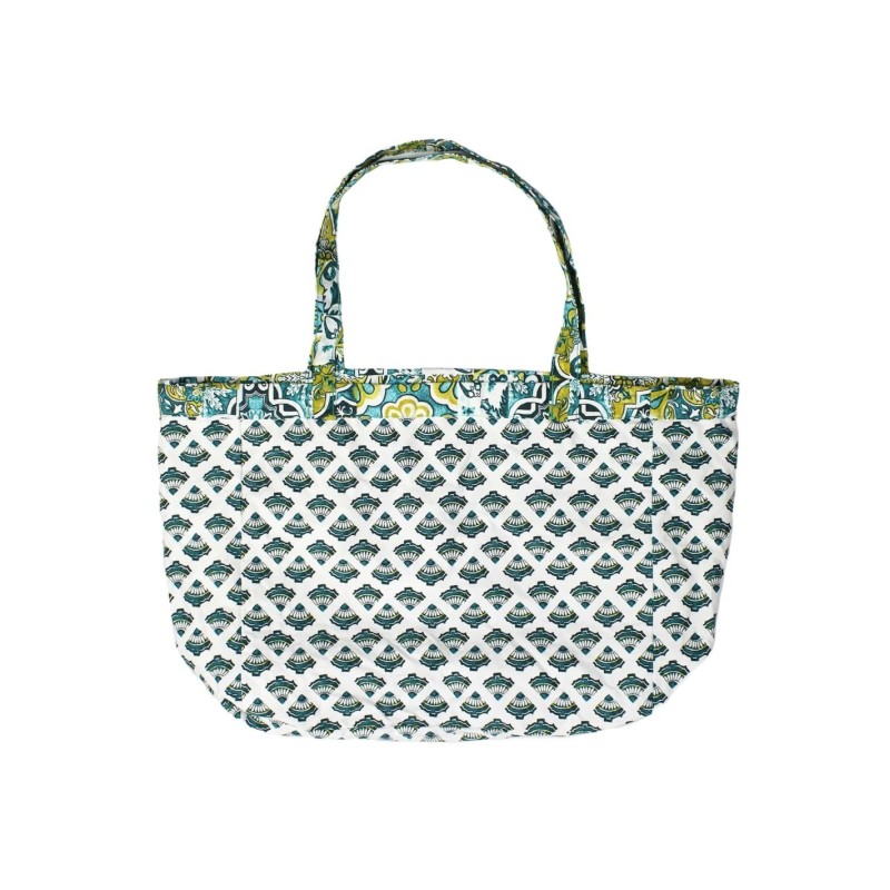 COLORS TOTE BAG GREEN                   