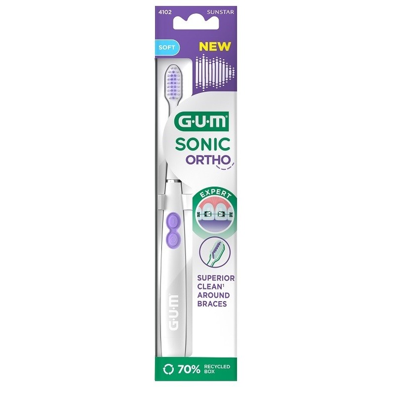 GUM SONIC ORTHO BATTERY TOOTHB          