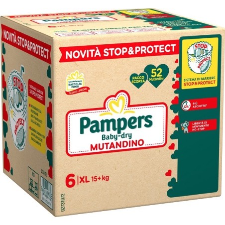 PAMPERS BD MUT XL QUADRI 52 Pezzi           