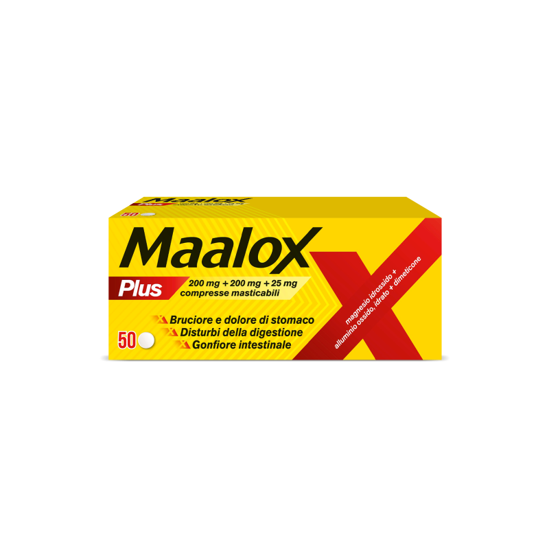 MAALOX PLUS 50 Compresse Masticabili                  
