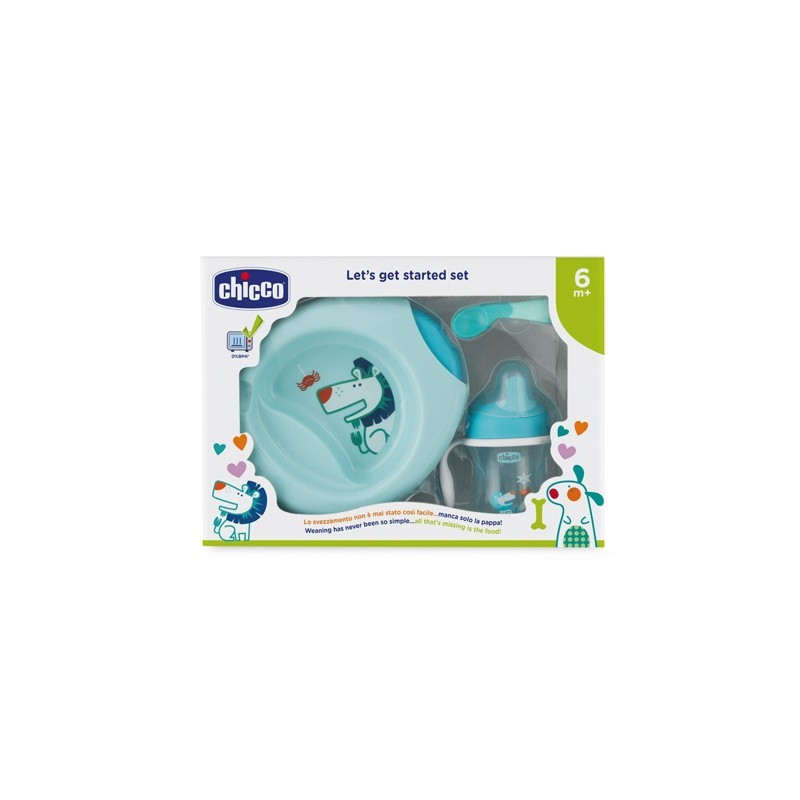 CH SET PAPPA 6M+ AZZURRO                
