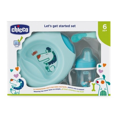 CH SET PAPPA 6M+ AZZURRO                