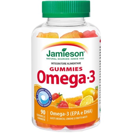JAMIESON OMEGA 3 GUMM 90 Caramelle           