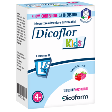 DICOFLOR KIDS 18 Bustine OROSOLUBI          