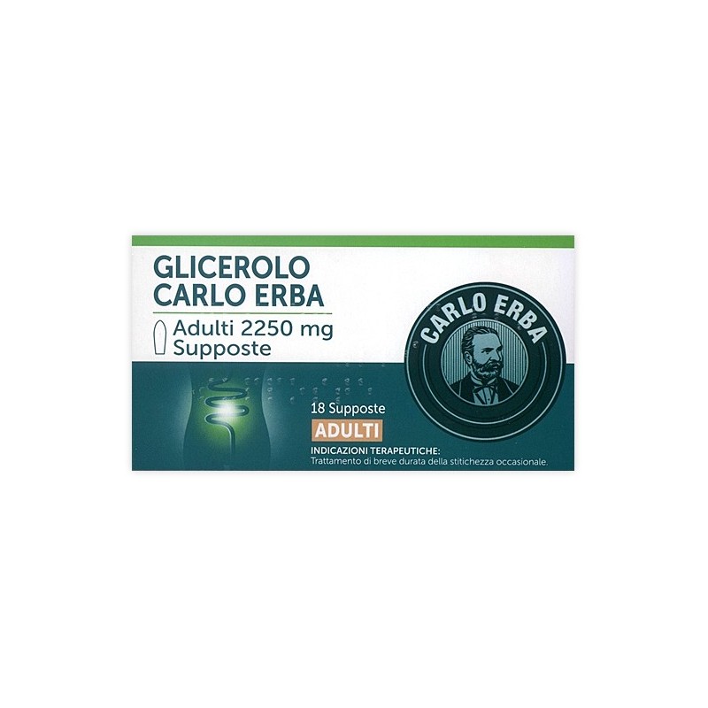 GLICEROLO AD 18 Supposte 2250MG              