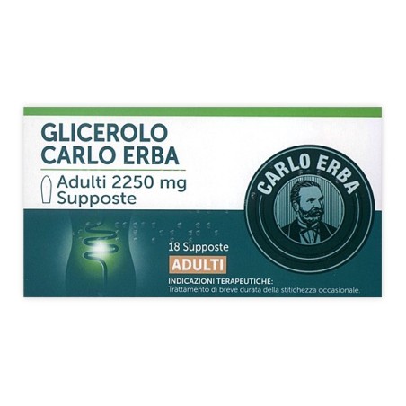 GLICEROLO AD 18 Supposte 2250MG              