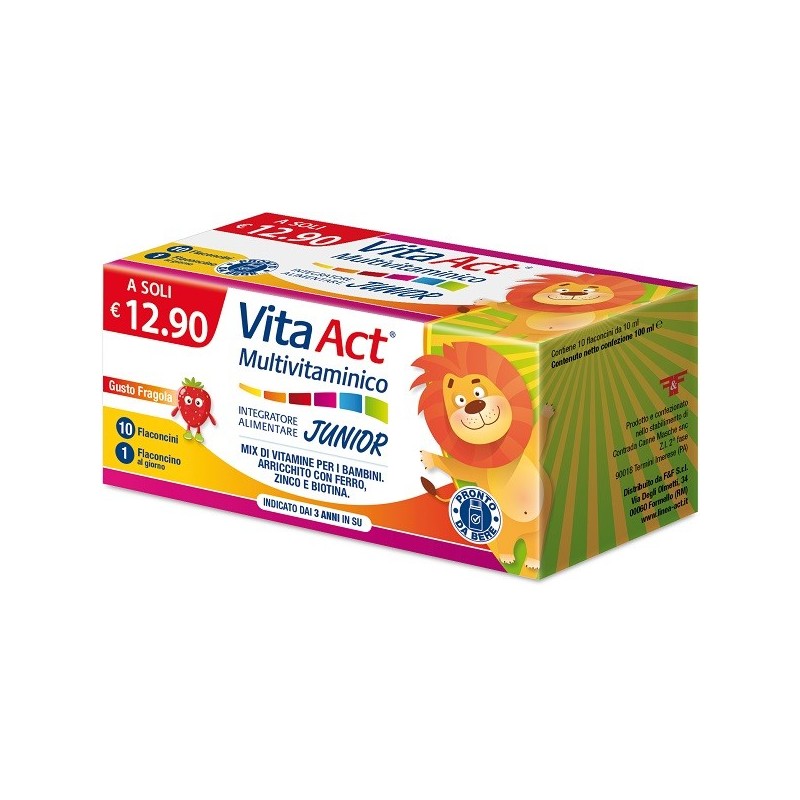 VITA ACT MULTIVITAMINICO J 10 Flaconi          