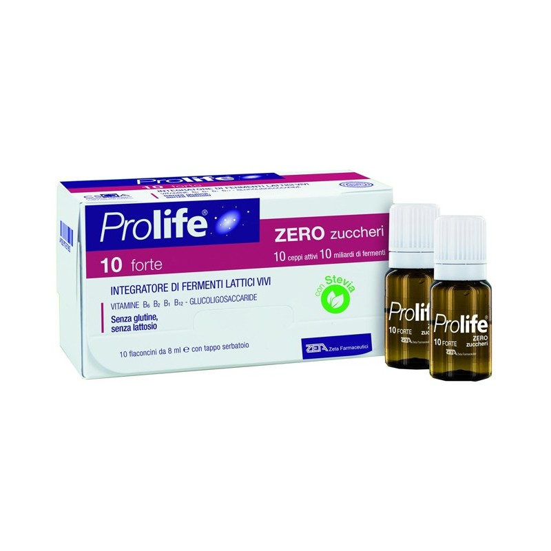 PROLIFE 10 MLD ZERO ZUCCH 10 Flaconi          