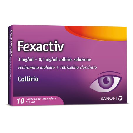 FEXACTIV  Collirio 10 Flaconi 0,5ML                