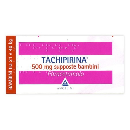 TACHIPIRINA  Bambini 10 Supposte 500MG             