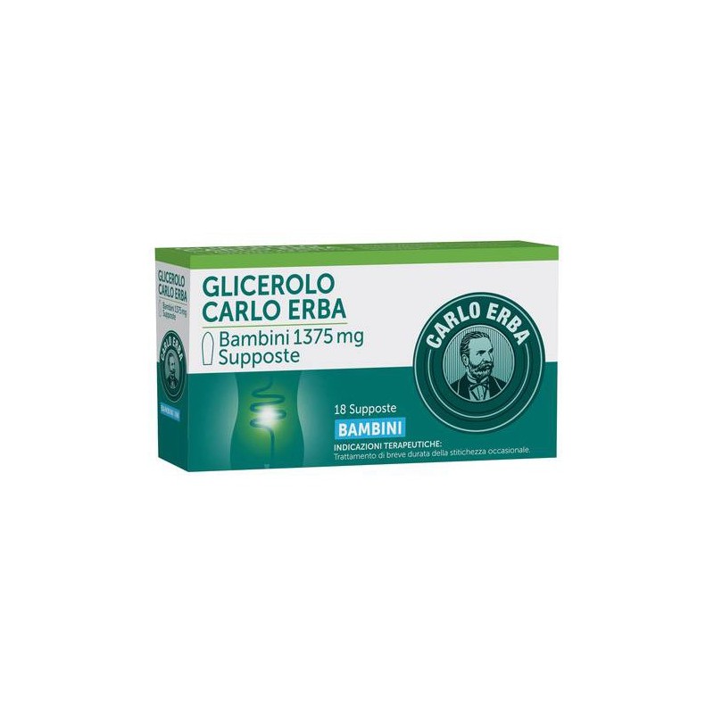 GLICEROLO  Bambini 18 Supposte 1375MG              