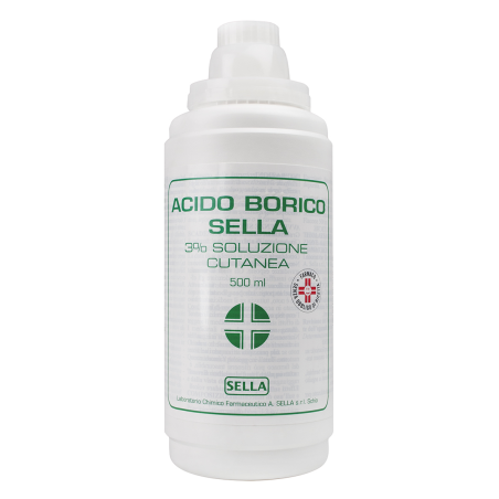ACIDO BORICO SELLA 3% 500ML             