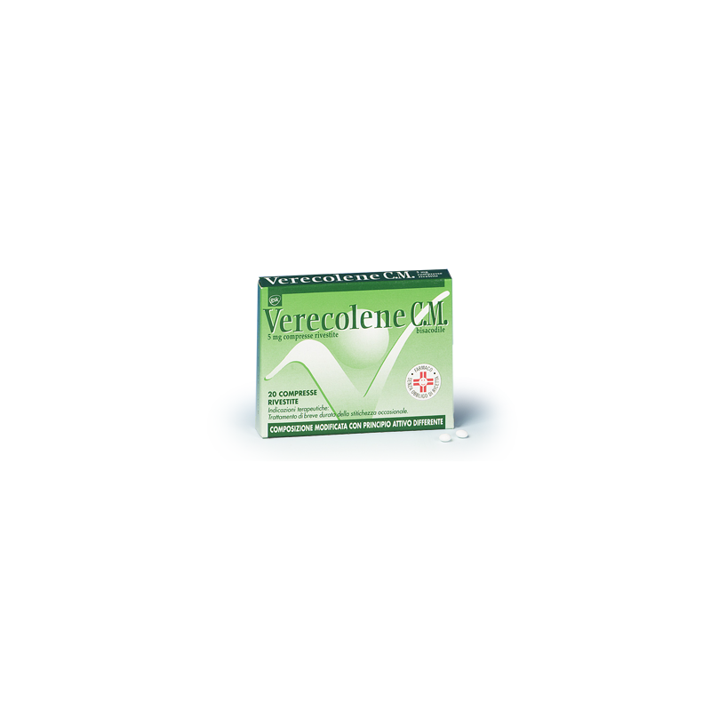 VERECOLENE CM 20 Compresse 5MG             