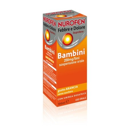 NUROFEN FEBBRE D 200MG/5ML ARA          