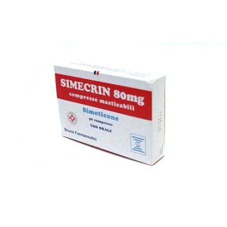 SIMECRIN 30 Compresse Masticabili 80MG                