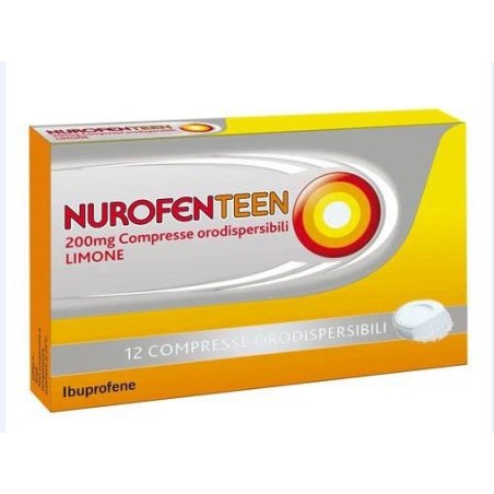 NUROFENTEEN 12 Compresse ORO 200MG LI          