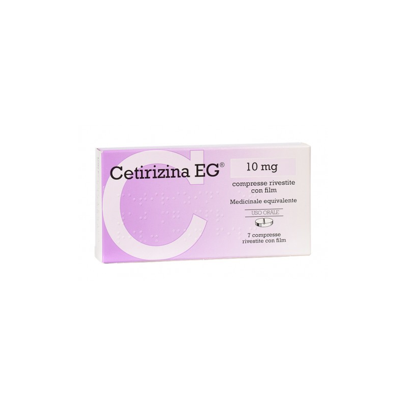 CETIRIZINA EG 7 Compresse 10MG             