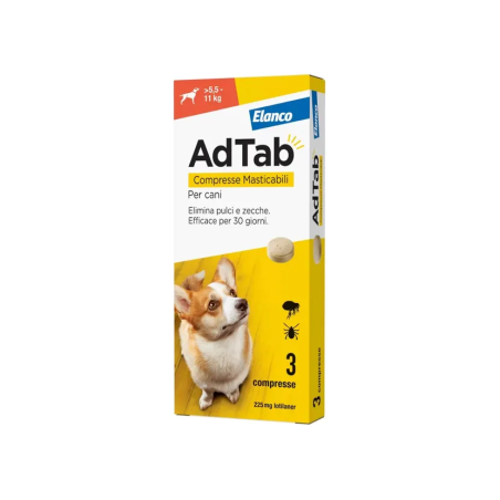 ADTAB 3 Compresse 225MG CANI 5,5-11KG          