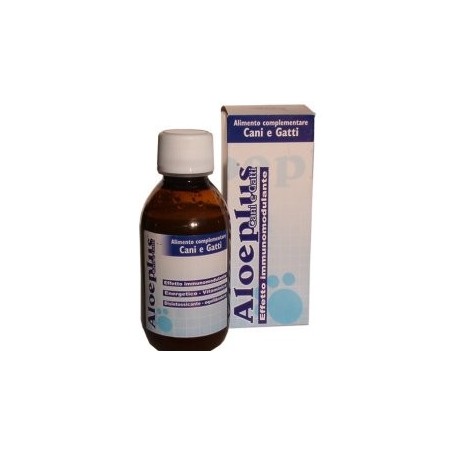 ALOEPLUS SCIROPPO 150ML CANI            