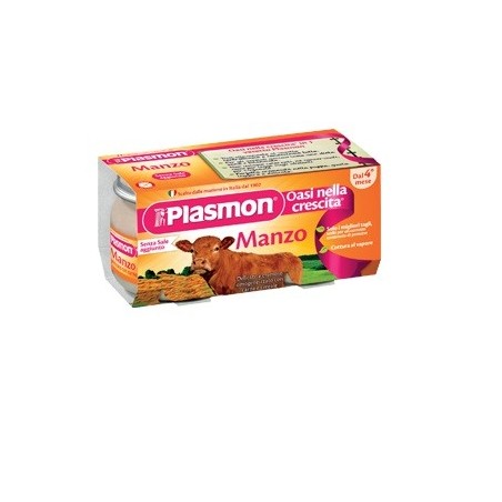 PLASMON OMOG MANZO 4X80G                