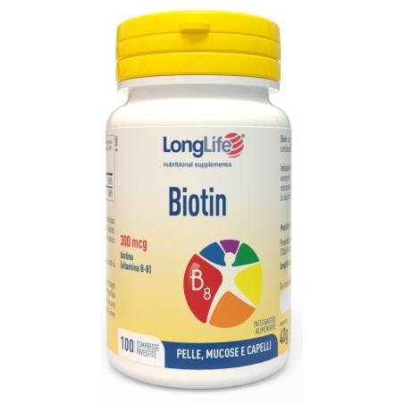 LONGLIFE BIOTIN 100 Compresse                  