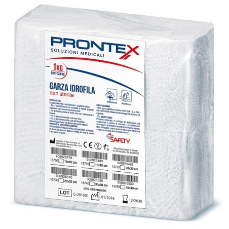 GARZA PRONTEX 40X40CM 1KG               