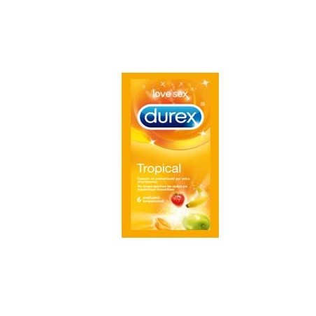 DUREX TROPICAL EASY ON 6 Pezzi              