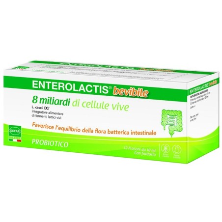 ENTEROLACTIS 12 Flaconi 10ML                  