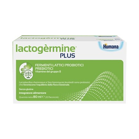 LACTOGERMINE PLUS FERM 10 Flaconi             