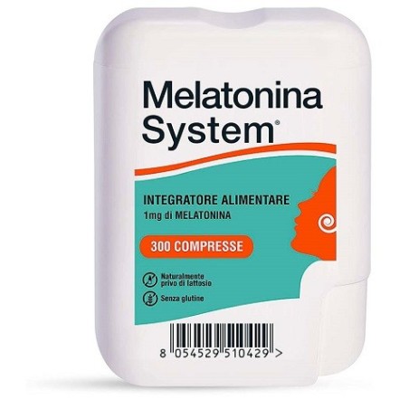 MELATONINA SYSTEM 300 Compresse 1MG            