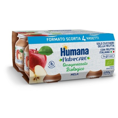 HUMANA OMOG MELA BIO 4X100G             