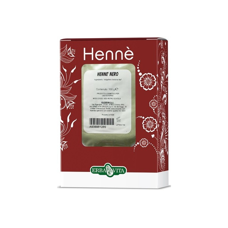 HENNE COLOR CAP NERO 100G               