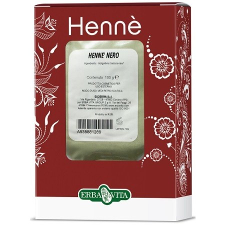 HENNE COLOR CAP NERO 100G               