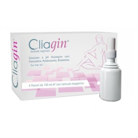 CLIAGIN LAV  Vaginale 150ML 5 Pezzi               