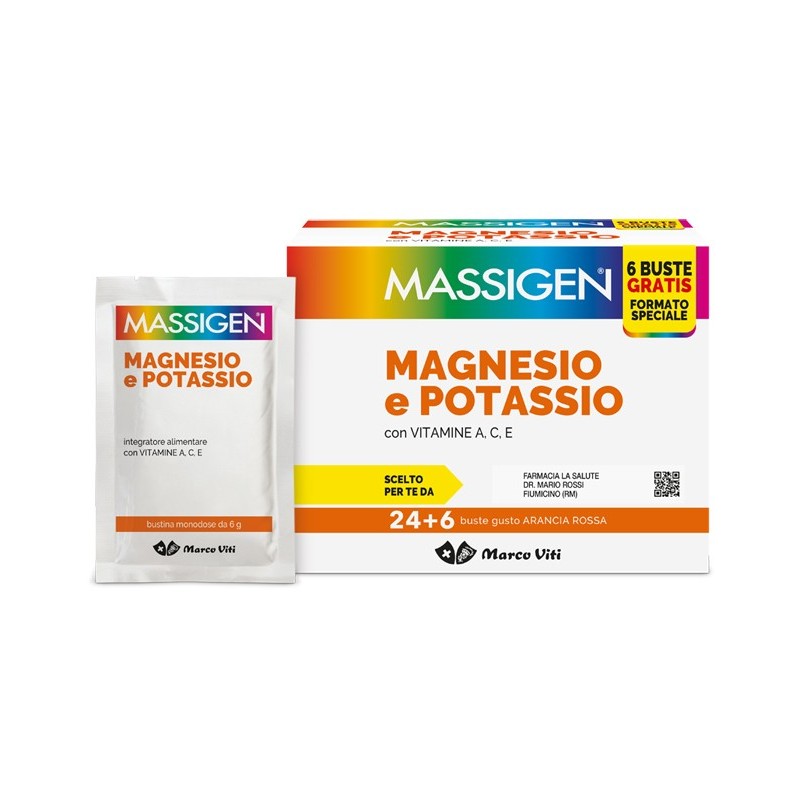 MAGNESIO POTASSIO 24+6 Bustine              