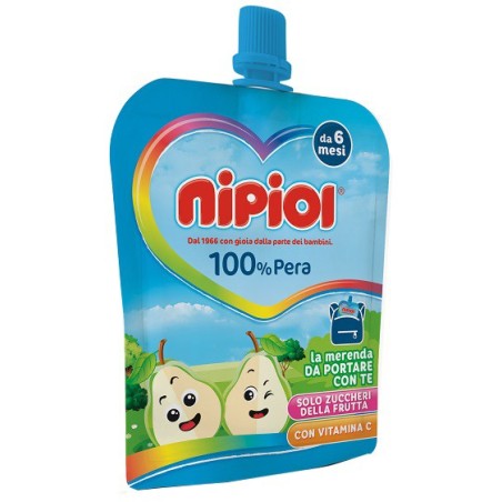 NIPIOL PUREA POUCH PERA 85G             