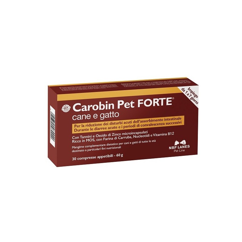 CAROBIN PET FORTE 30 Compresse                 
