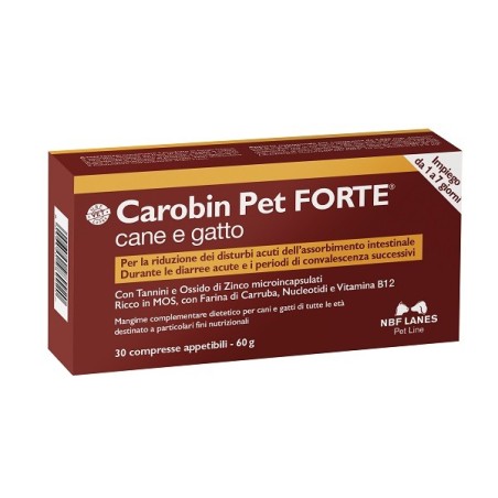 CAROBIN PET FORTE 30 Compresse                 