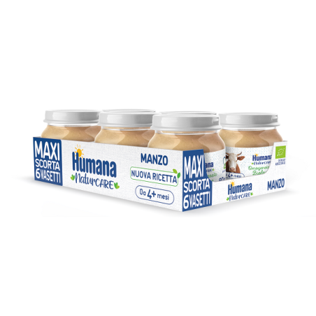 HUMANA OMOG MANZO BIO 6X80G             
