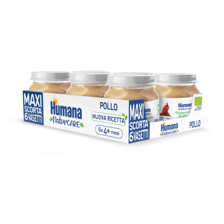 HUMANA OMOG POLLO BIO 6X80G             